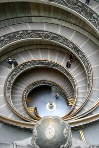 Interior design spiral staircase building photo