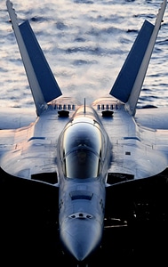 Fighter plane f-18 photo