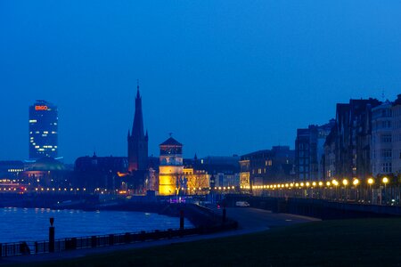 Rhine apollo space düsseldorf's old town photo