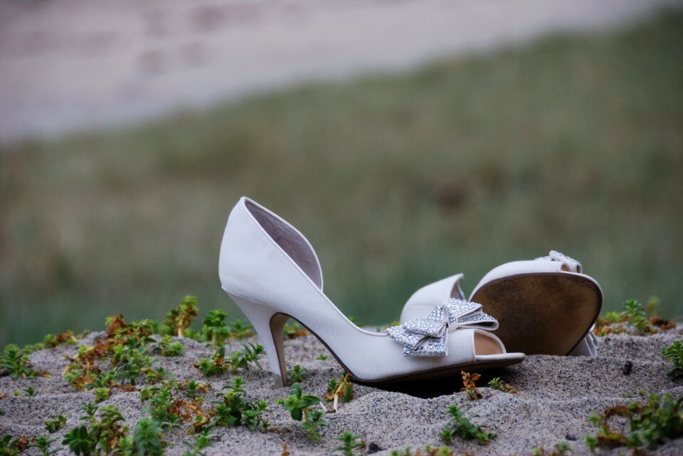 Marriage gray wedding gray shoes