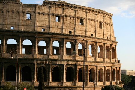 Colosseum italy ruin photo