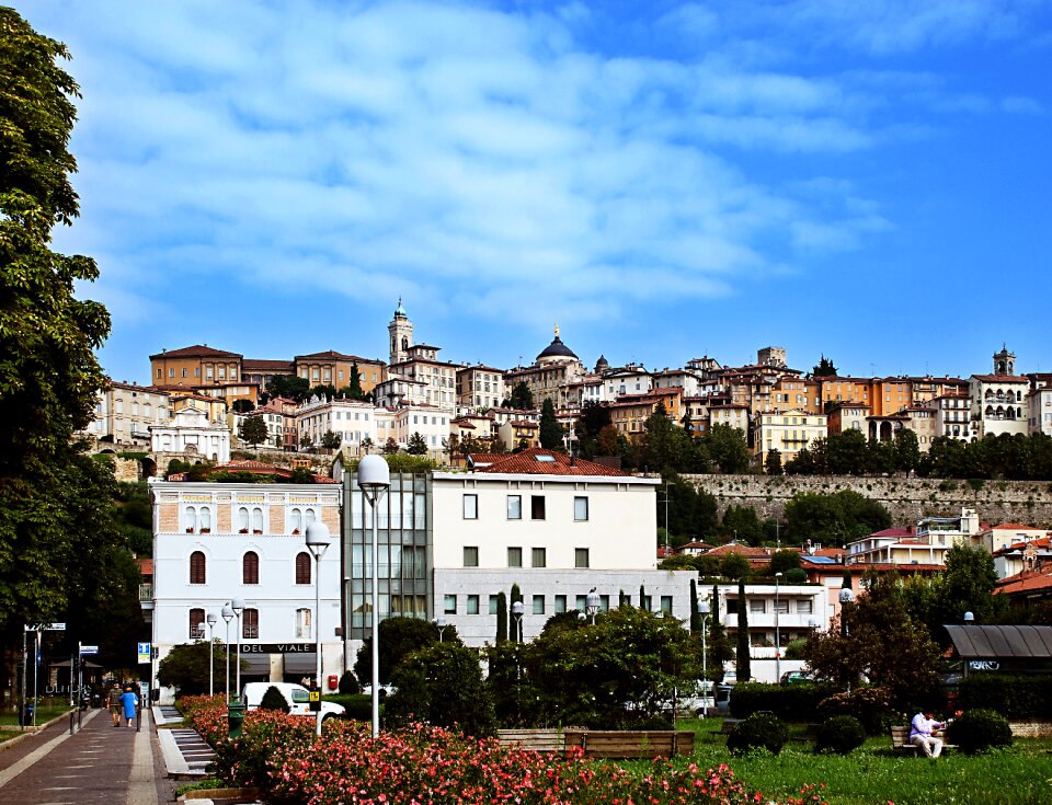 Upper city landscape sky