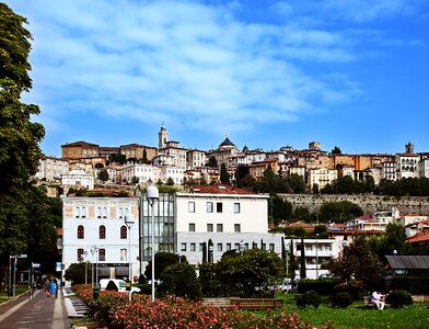 Upper city landscape sky