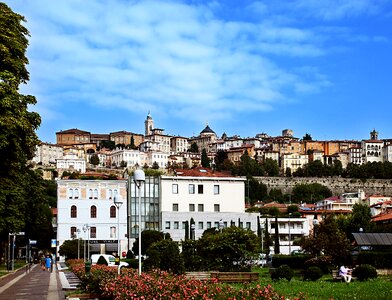 Upper city landscape sky photo