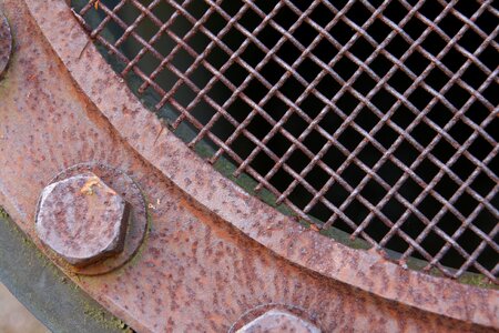 Metal factory rusty