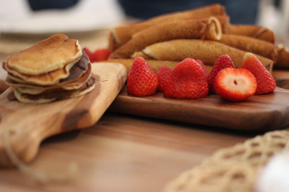 Sweet delicious waffle