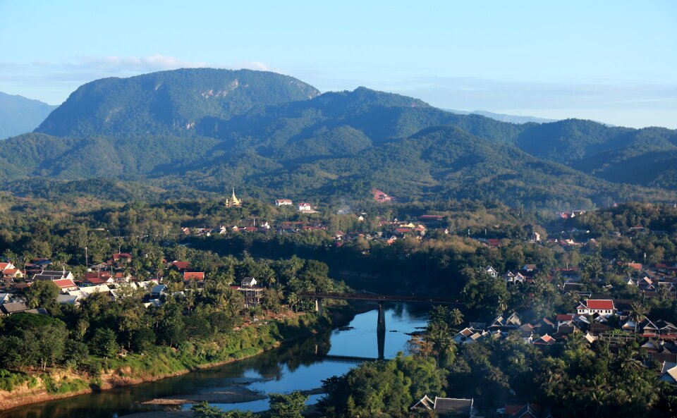 Luang prabang the scenery the nam khan river