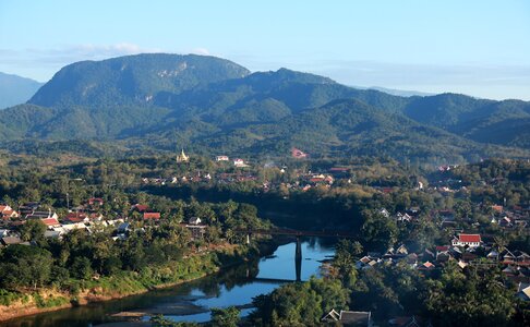 Luang prabang the scenery the nam khan river