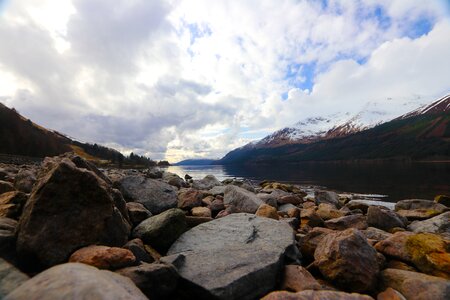 Landscape lake sky