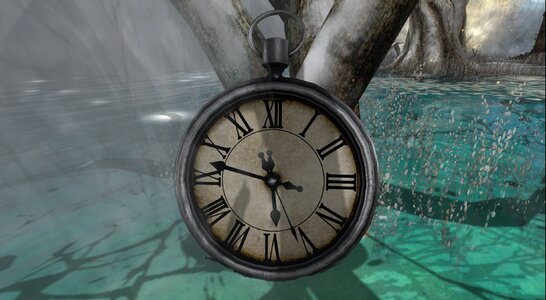 Clock face time indicating hours