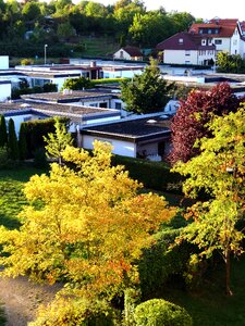 Settlement autumn houses