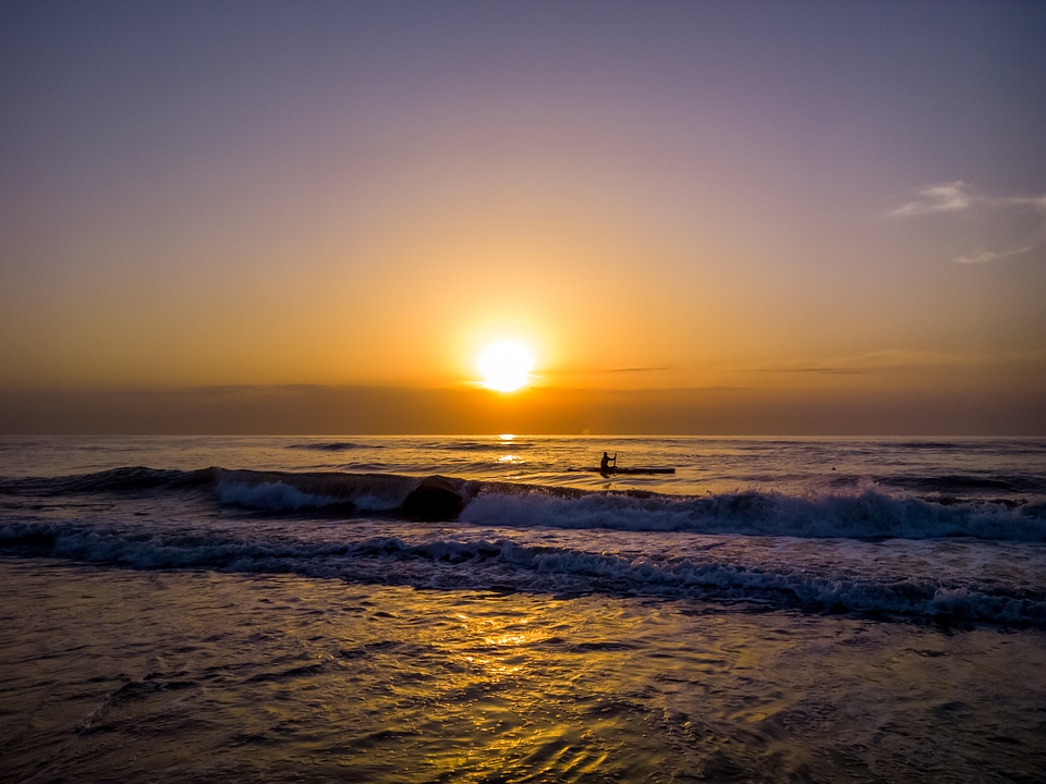 Sunrise beach sun landscape