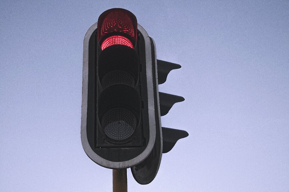 Red red light robot