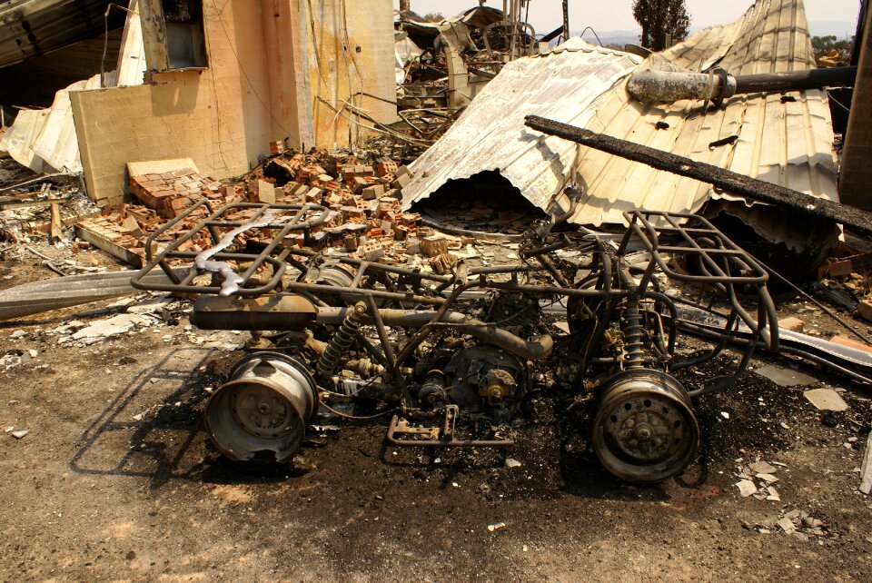 Devastation house farm