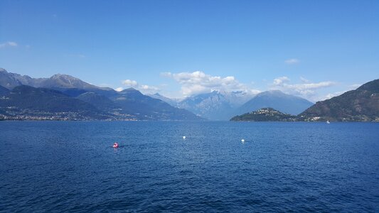 Lake panorama lake como