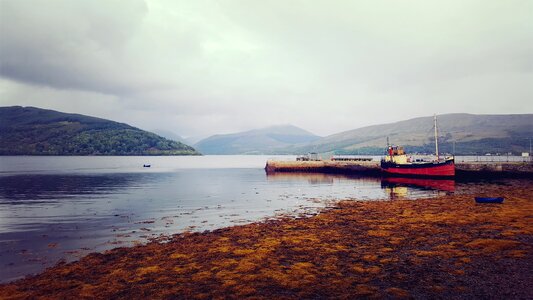 Ship boat autumn photo