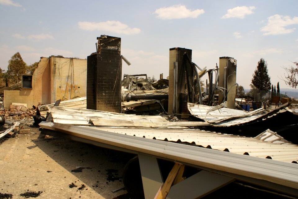 Devastation house farm