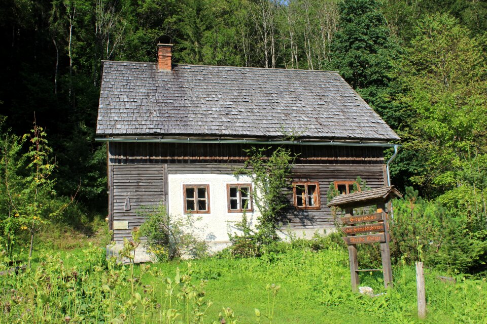 Landscape houses hut