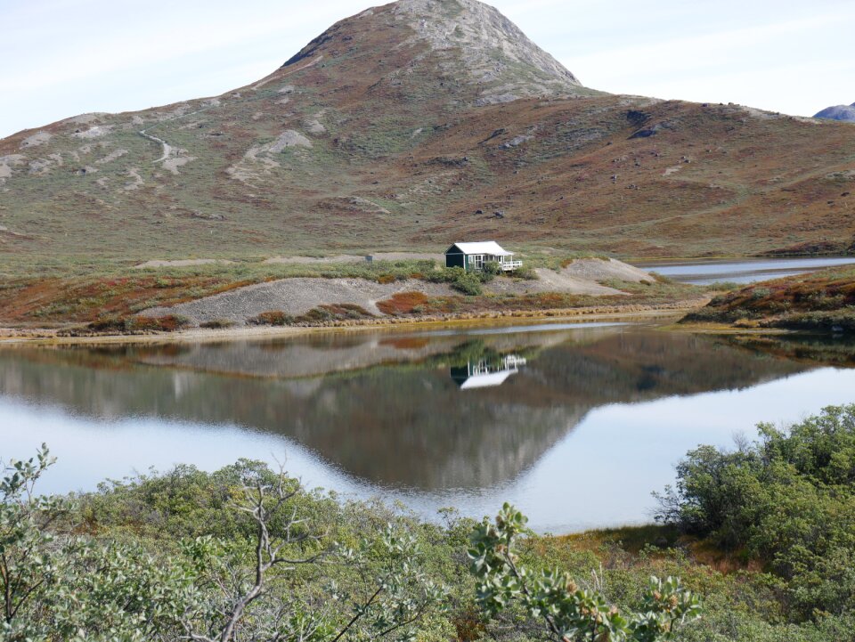 Cottage hut mountains