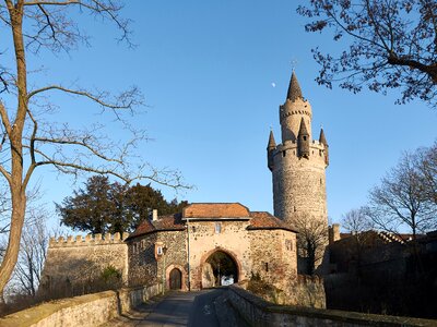 Wall tower castle wall