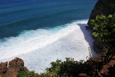 The sea beach cliff photo