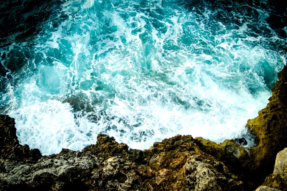 Wave mediterranean water