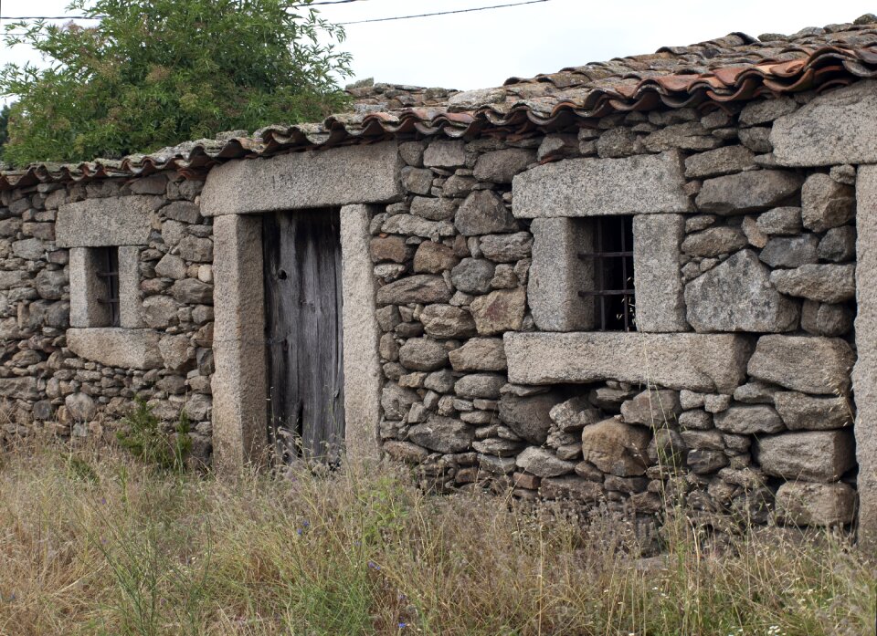 Houses rural facade