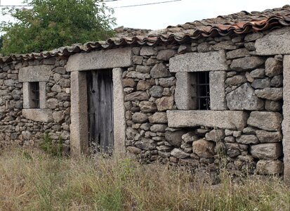 Houses rural facade