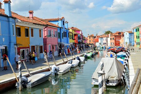 Channel italy colorful photo