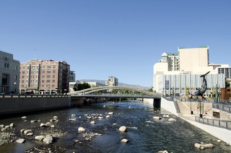 River downtown bridge