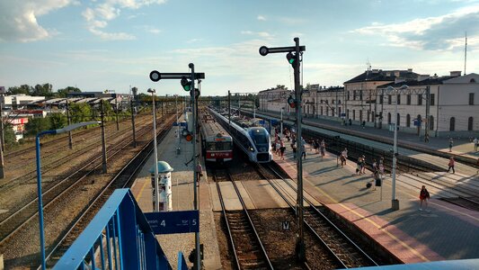 Poland railway station railway