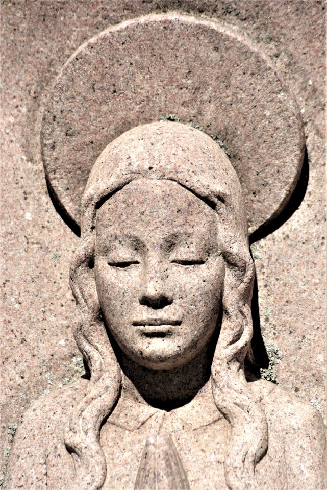 Shadow figure stone