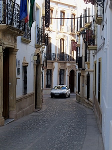 Spanish village europe car