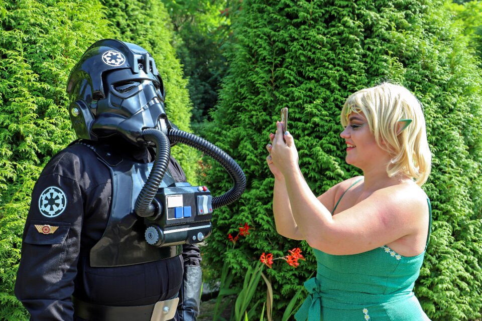 Role-play costume shooting