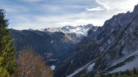 Alpine panorama summit