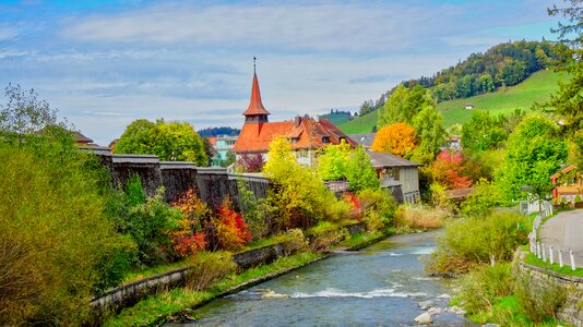 Switzerland graubünden autumn
