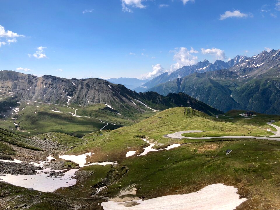 Alps snow mountain