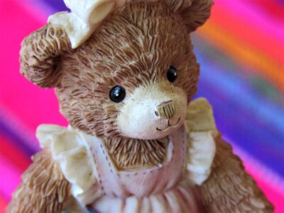 Bear bow toy photo