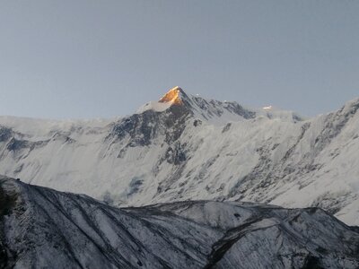 Nepal snow photo