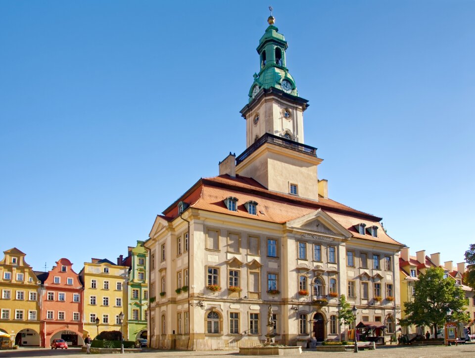 Town hall marketplace historic center photo