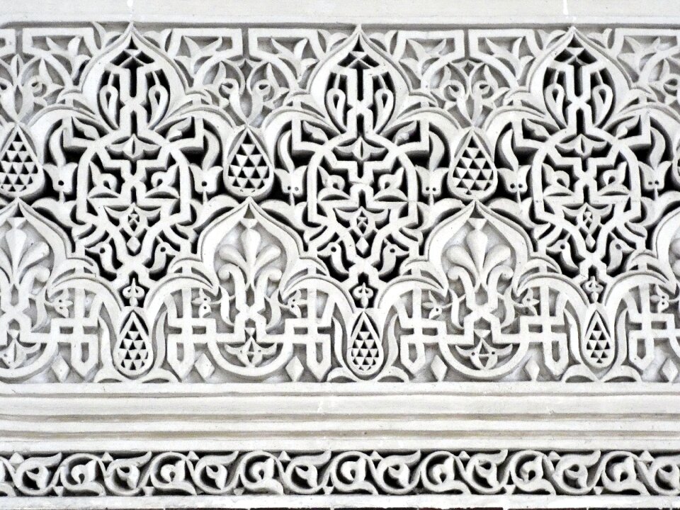 Decorative ornament texture