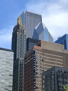 City downtown skyline photo