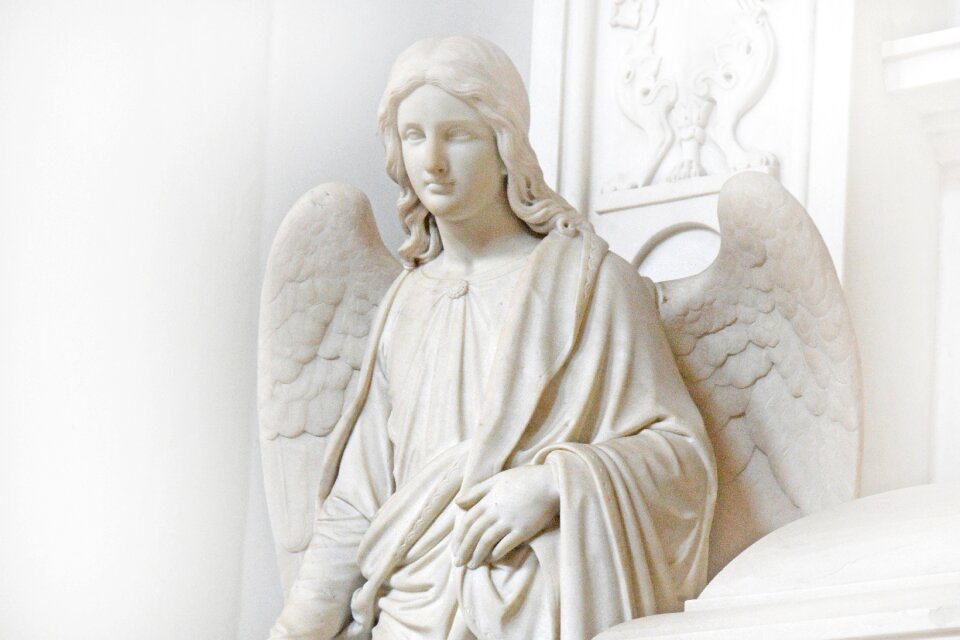 Figure guardian angel art