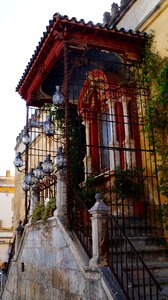 Andalusia flowers the façade of the