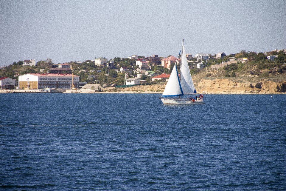 Sail ship water