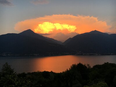 Nature clouds evening