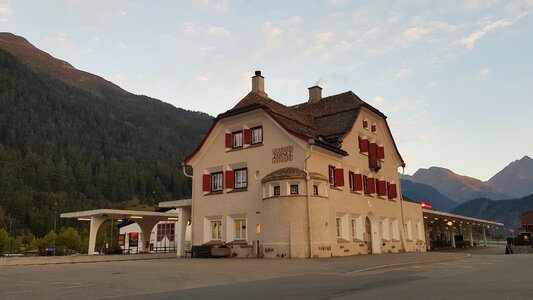Engadin mountains lower engadin