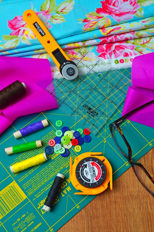 Sewing buttons material