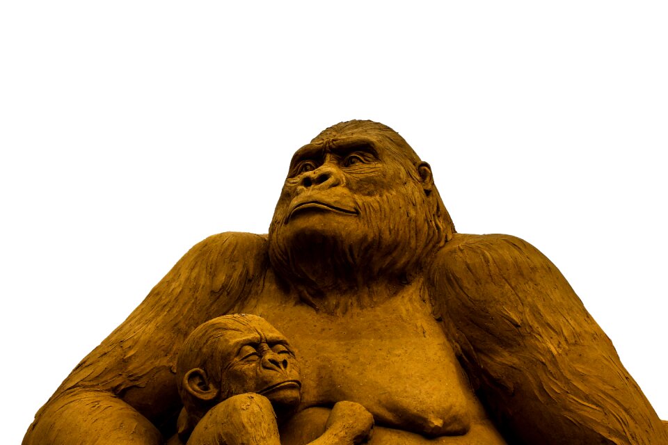 Mother child isolated