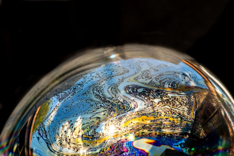 Colorful iridescent